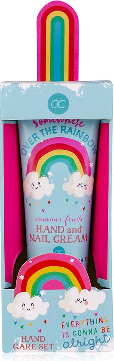 Actual product image Accentra Hand care set OVER THE RAINBOW in gift box, incl. 30ml hand & nail cream, nail file, fragrance: