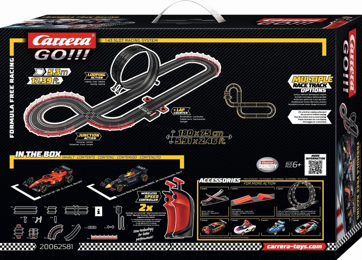 Actual product image Carrera Formula Free Racing