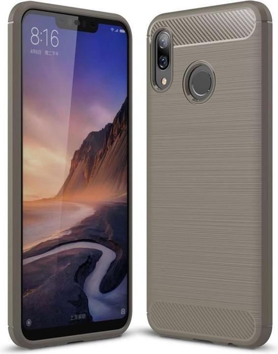 Actual product image König Design Case Mobile Protection for Huawei Nova 3 Case Cover Bumper Carbon Optics Cases Grey (Huawei Nova 3)