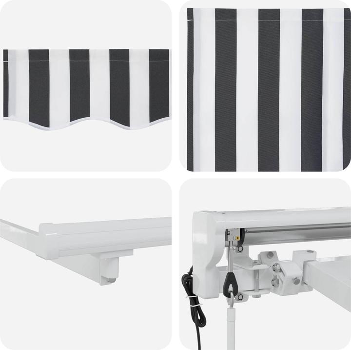 Produktbild vidaXL Elektrische ausziehbare Markise (2.50 m)