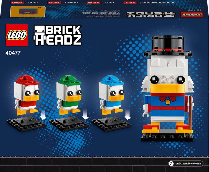 Immagine prodotto LEGO BrickHeadz - Scrooge McDuck, Tick, Trick e Track (40477, LEGO Brickheadz)