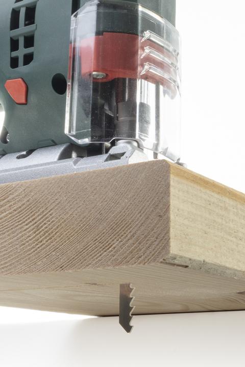 Produktbild wolfcraft 2 Stichsägeblätter HCS L=100mm T-Schaft