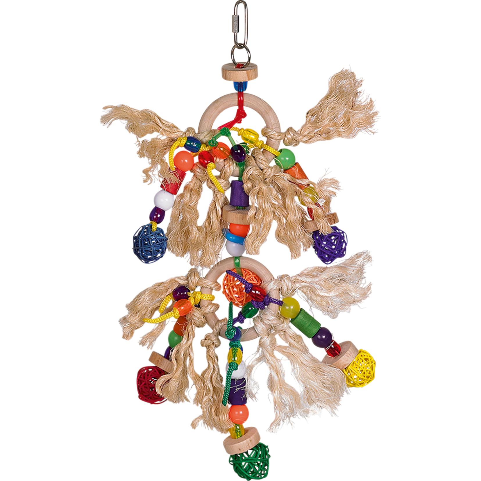 Comparer les prix de Vadigran Anneaux de feu Bird Toy 35cm, Aménagement pour volière