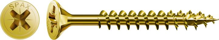 Produktbild Spax Senkmultikopf Kreuzschlitz Z2 Vollgewinde Yellox (200 Schrauben pro Stück)