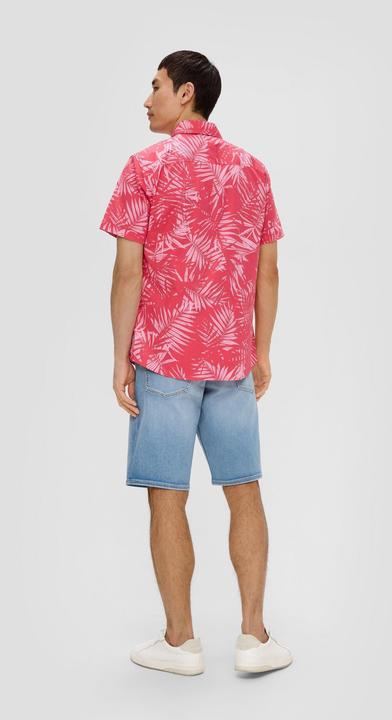 Image du produit s.Oliver Hemd Kurzarmhemd mit Button-Down-Kragen (L, M)