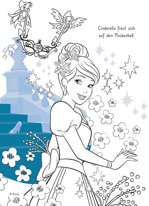 Actual product image Panini Disney Princess Magic Colouring Pad