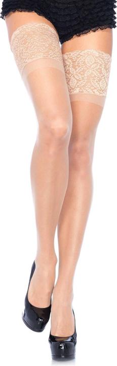 Produktbild Leg Avenue Halterlose Strümpfe mit Spitze (XXL)