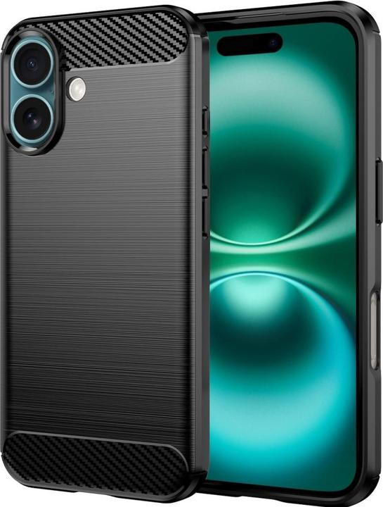 Produktbild Screenguard Carbon Brushed Hülle (Apple iPhone 16)