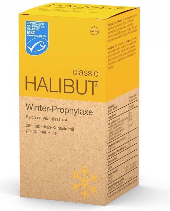 Produktbild Halibut Vitamin A und D Kapseln (280 Stück, Kapseln, 107 g)
