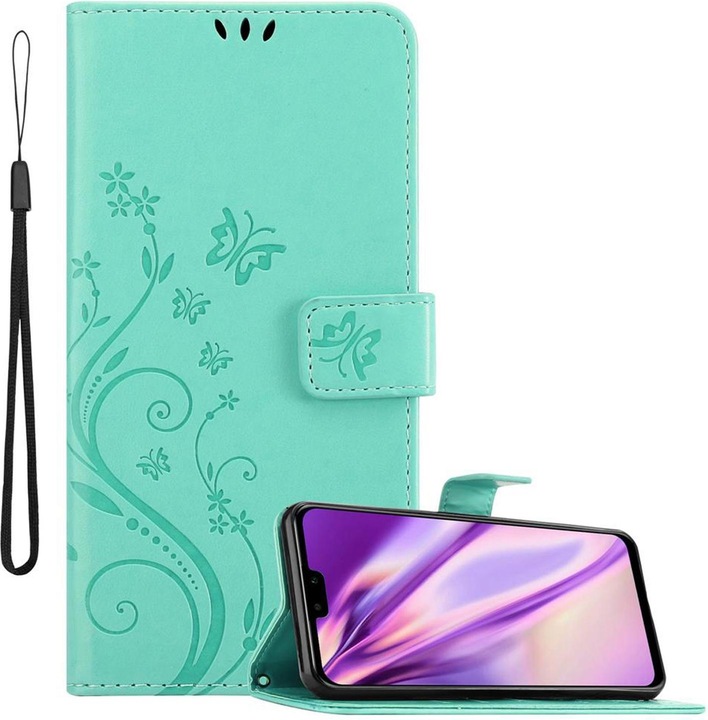 Produktbild Cadorabo Flower Book Cover (Huawei Y9 (2019))