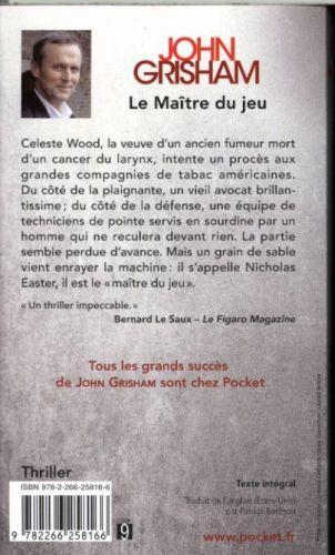 Immagine prodotto Il maestro del gioco (Francese, Grisham John, 2015)