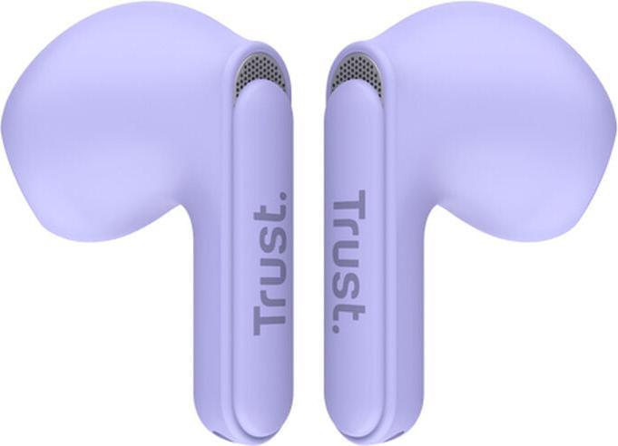 Produktbild Trust Yavi Bt Enc Earphones Purple (DNC, 23 h, Kabellos)