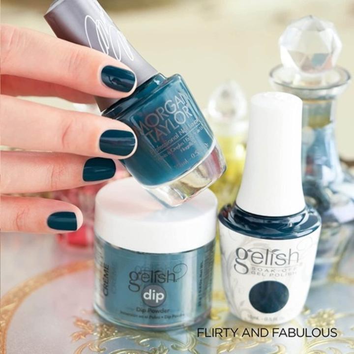 Actual product image Morgan Taylor PROFESSIONAL NAIL LACQUER #flirty and fabulous 15 ml (Flirty and Fabulous, Colour paint)