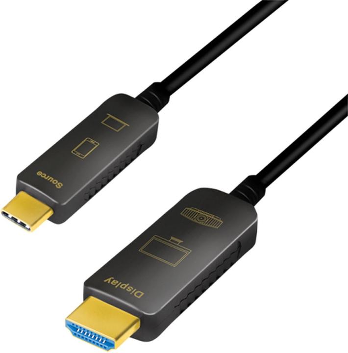 LogiLink USB 3.2-Kabel USB-C/HDMI 15m (15 m)