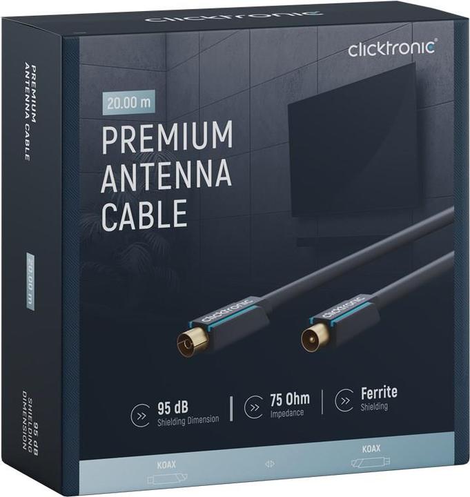 Produktbild clicktronic Antennenkabel (95 dB, Antennenkabel)