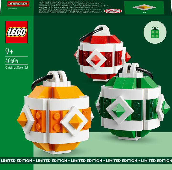 Immagine prodotto LEGO Set di gingilli natalizi (40604, Set LEGO rari)