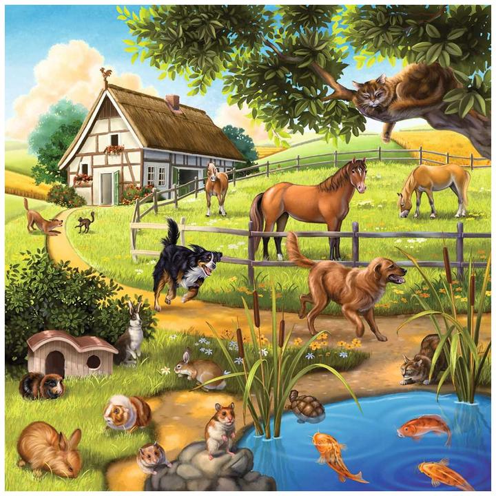 Produktbild Ravensburger Wald-/Zoo-/Haustiere (49 Teile)