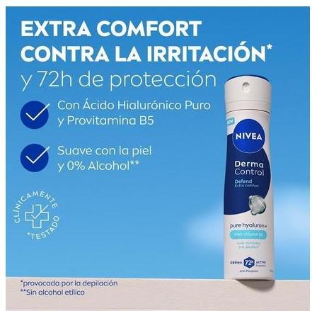 Actual product image NIVEA Derma Control Defend for Women 72h