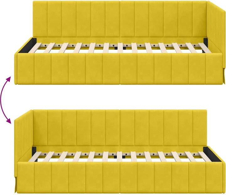 Image du produit vidaXL Eckbettgestell (90 x 200 cm)