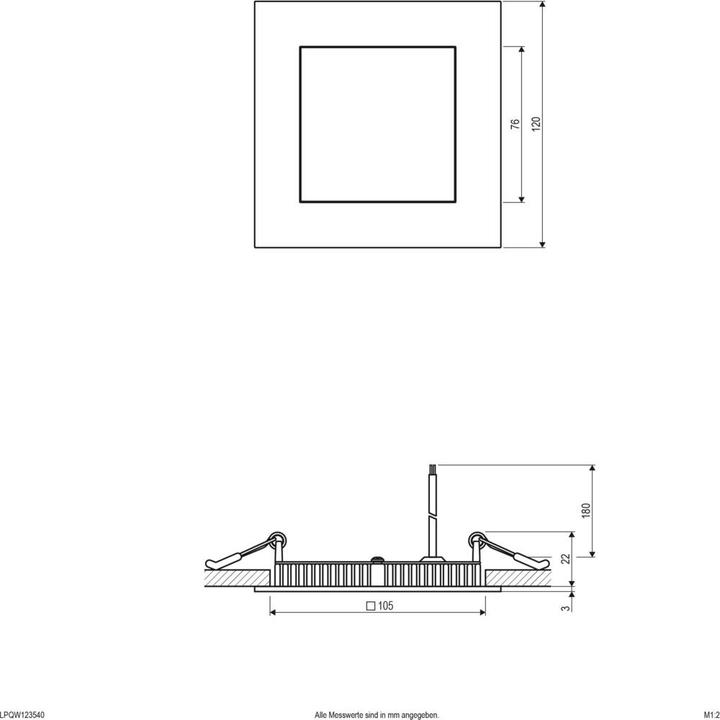 Produktbild EVN LED Einbau (630 lm)