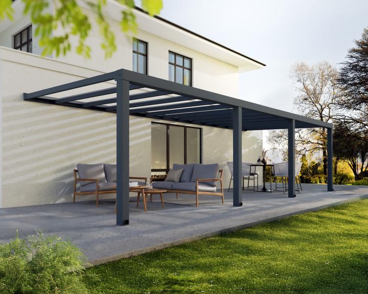 Actual product image Palram Patio roof Stockholm 950x330,5 cm anthracite