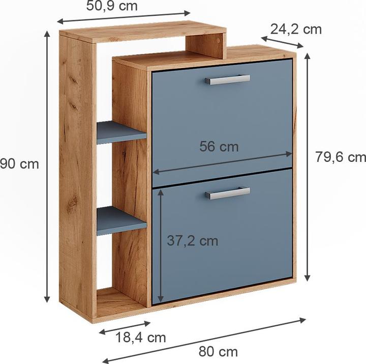 Produktbild Vicco Orlando (80 x 24.20 x 90 cm)