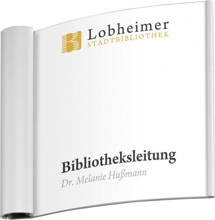 Produktbild Moedel SYDNEY™ Türschild, HxB 148 x 167 mm, Beschriftungsfläche, HxB 148 x 134 mm