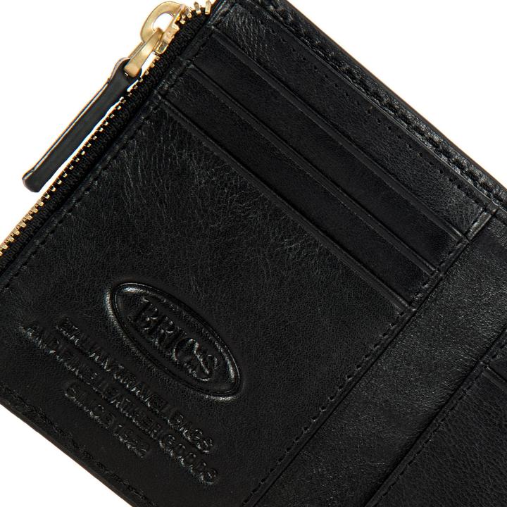 Actual product image Brics Volterra wallet RFID protection leather 11 cm