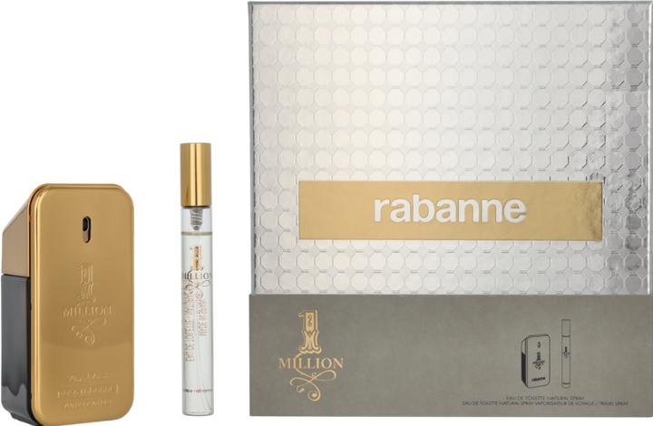 Immagine prodotto Paco Rabanne 1 Million Set regalo 50ml EDT + 5ml EDT Spray da viaggio per uomo (Set profumo)