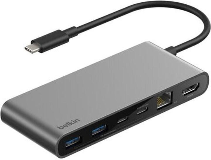 Produktbild Belkin CONNECT 8-IN-1 USB-C HUB (USB-C, 8 Ports)