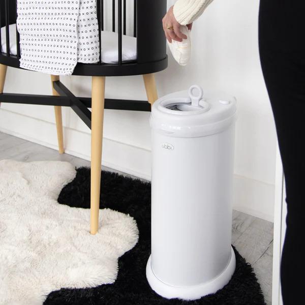 Actual product image Ubbi Diaper pail gift set, grey