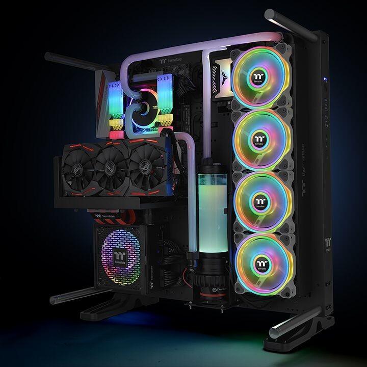 Produktbild Thermaltake Riing Quad 12 RGB TT Premium Edition (120 mm, 3x)