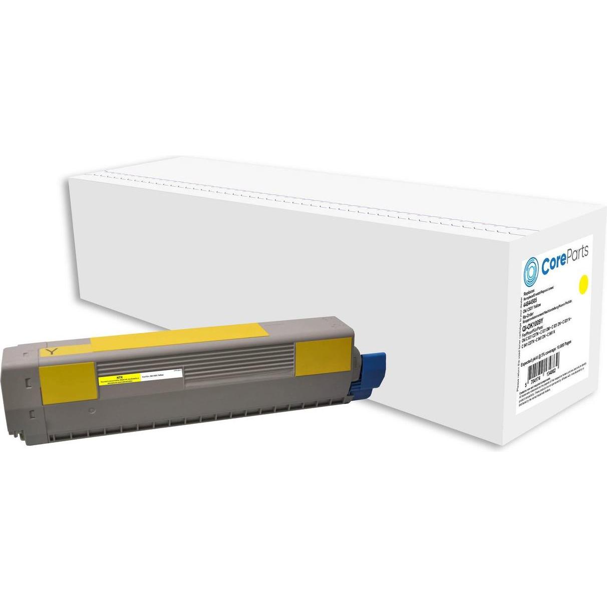 CoreParts, Toner, Toner Yellow 44844505 (Y)