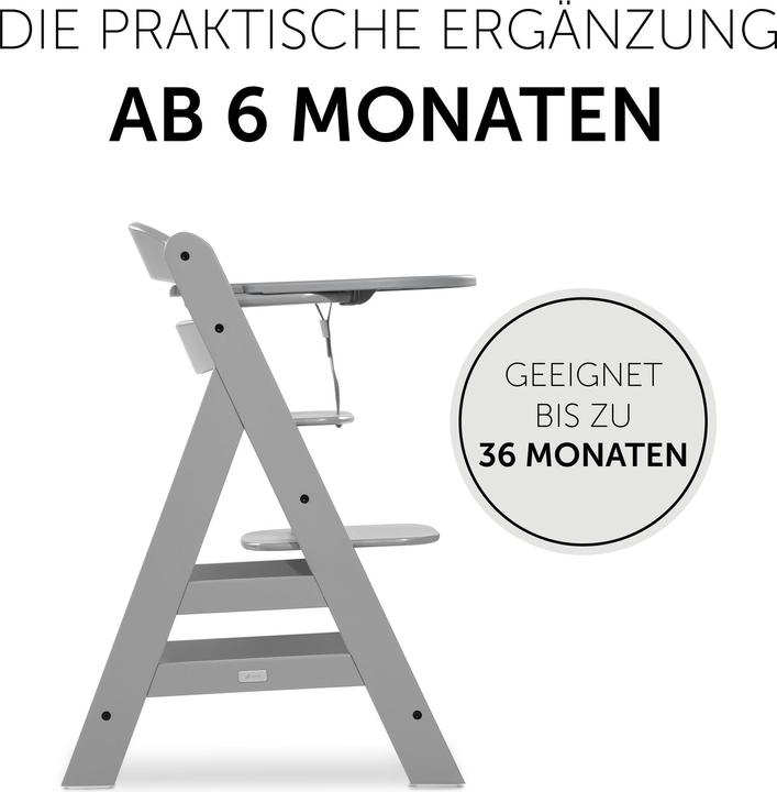 Produktbild Hauck Alpha Click Tray Grey
