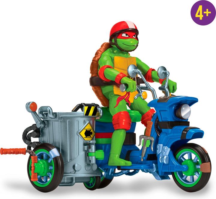 Image du produit Little Tikes Tortues Ninja - Vehicule deluxe avec figurine 12 cm - Raphael