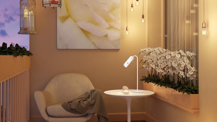 Produktbild Hansa Flare Spot Schreibtischlampe weiss,matt 4 W (120 lm)