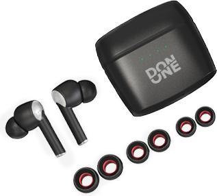 Produktbild Don One TWSA130 BLACK - True Wireless Earbuds ANC ENC (4 h, Kabellos)