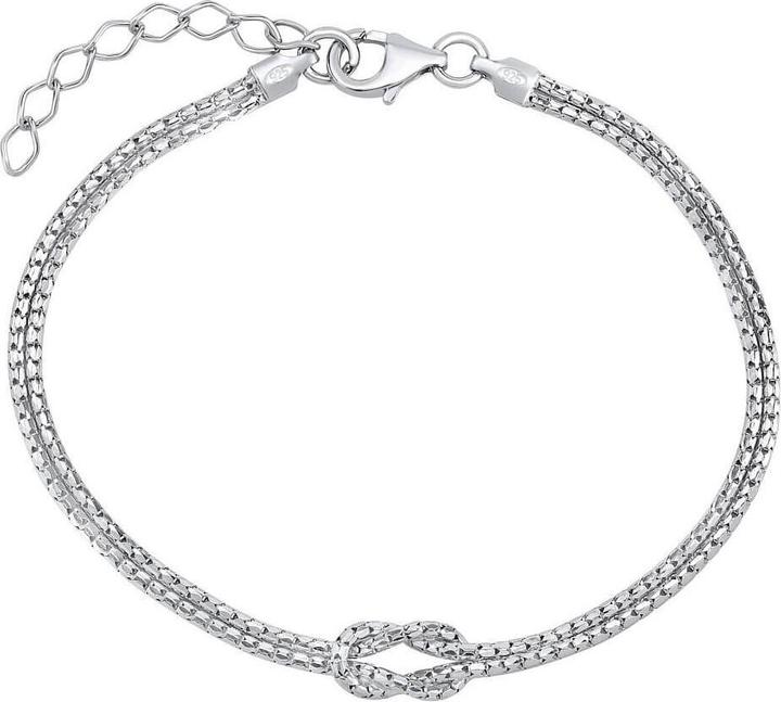 Immagine prodotto Silvego Bracciale doppio in argento con nodo TTTB66L4