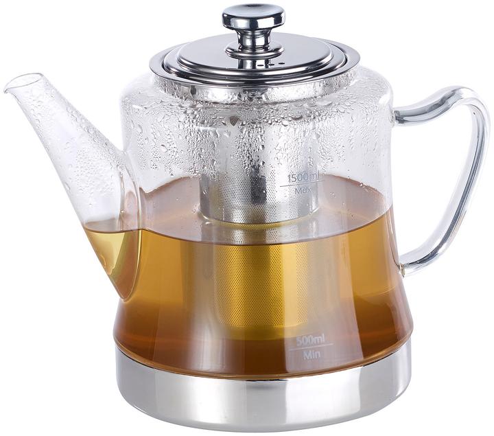 Produktbild Rosenstein & Söhne 2in1-Glas-Teebereiter & Teekanne (1.50 l)