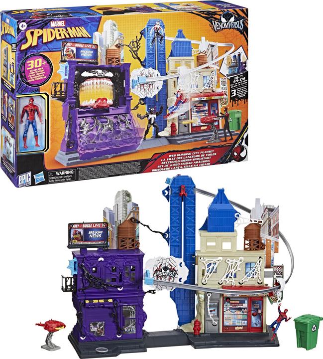 Image du produit Spiderman Spd 4in Venomversus Web City Showdown