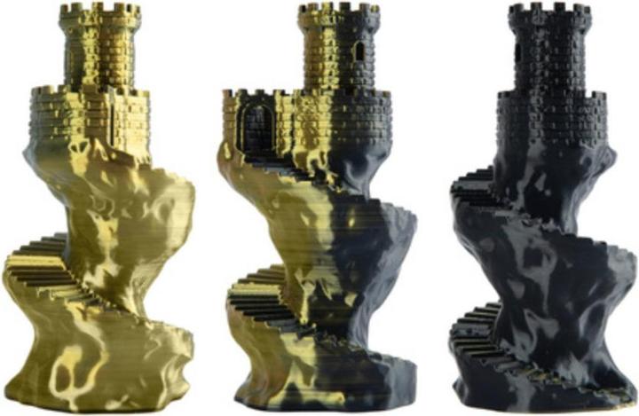 Immagine prodotto Filament · PLA Magic SILK · SOLAR ECLIPSE · 1.75mm · 1kg (PLA, 1.75 mm, 1000 g, Multicolore)