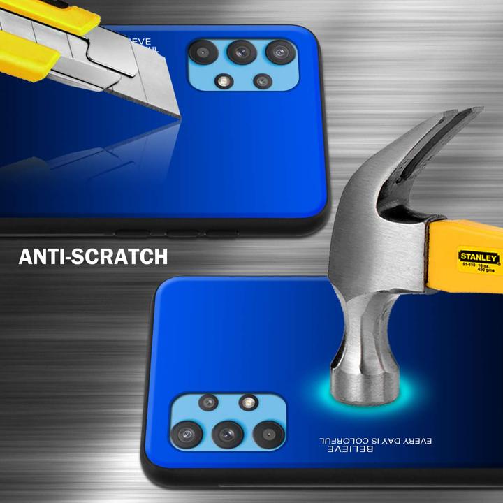 Actual product image Cadorabo Bumper Case for Samsung Galaxy A32 5G TPU 2 Farben Glas (Samsung Galaxy A32 5G)