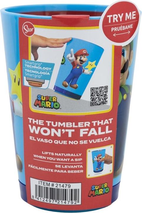 Actual product image Stor Super Mario - Becher mit Kippschutz, 470 ml