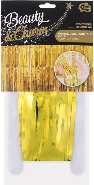 GoDan Decoratief goud gordijn 90x240cm (90 x 240 cm)