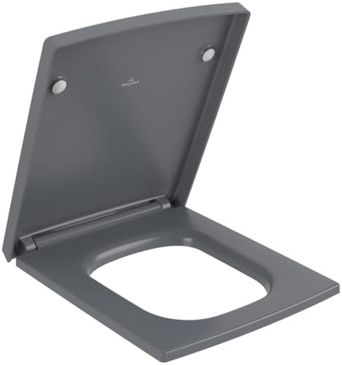 Actual product image Villeroy & Boch V&B WC seat MEMENTO 2.0 QuickRelease u SC function graphite