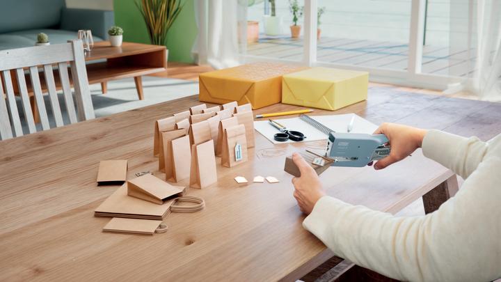 Immagine prodotto Rapid Pinze per graffare Classic K1 Retro Fondant Blu, azzurro (50 lamelle)