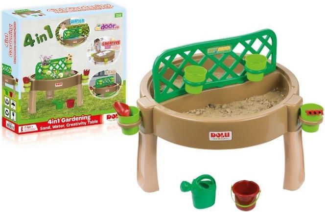 Produktbild APS Sand Wasser Gartentisch 80x80 Cm 4 In 1