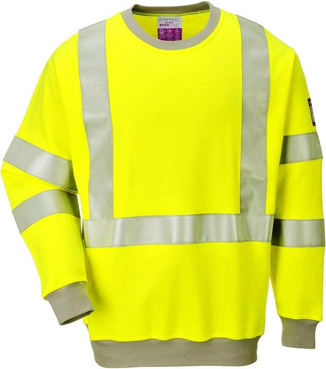 Produktbild Portwest Mens Flame Resistant Hi-Vis Sweatshirt (XXL)