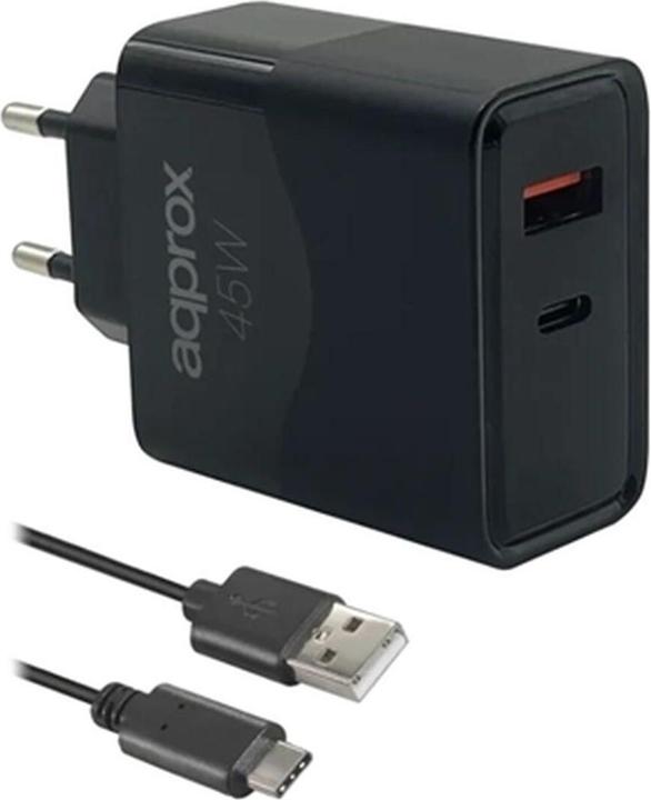 Actual product image Approx Wandladegerät! APPUSBWALL45W (45 W, 2 ports)
