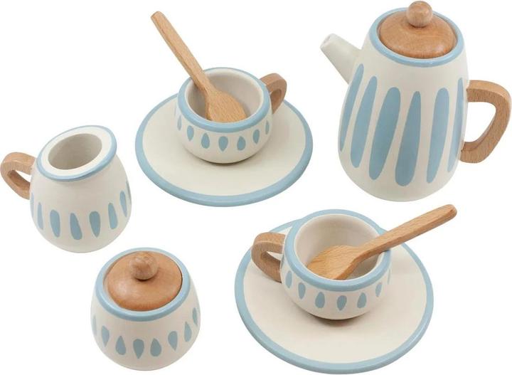 Actual product image Sebra Toy tea set from wood